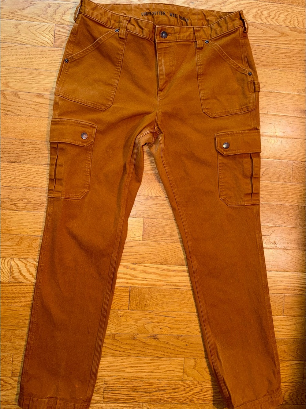 Duluth Trading Co - GOOD used condition - Curvesetter ladies Cargo Work Pants